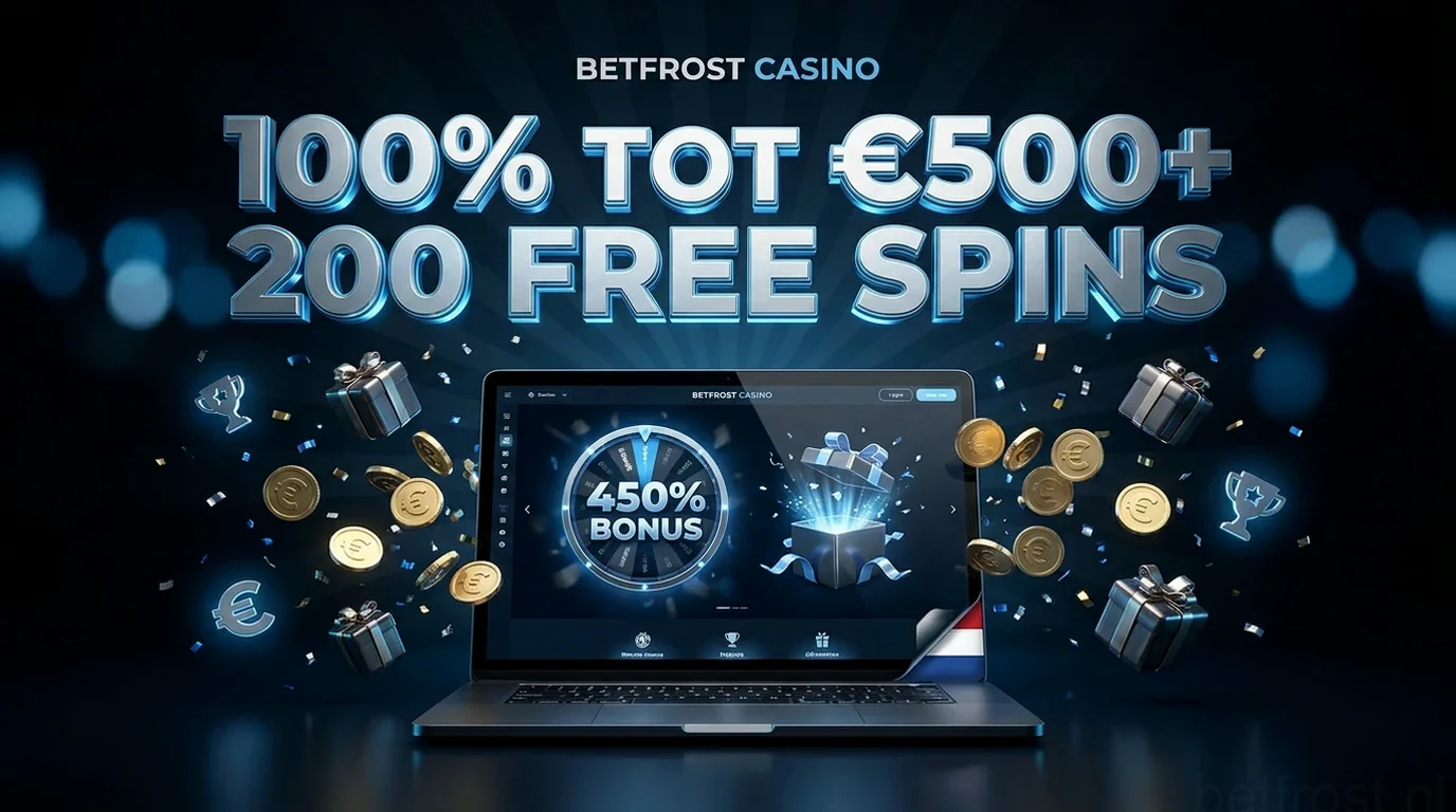100% TOT €500+ 200 FREE SPINS